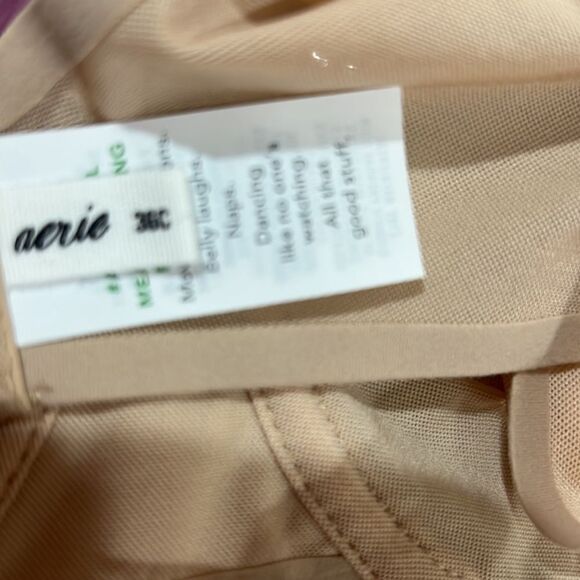 Aerie Smoothez nude Balconette mesh unlined bra NWT - Picture 8 of 10